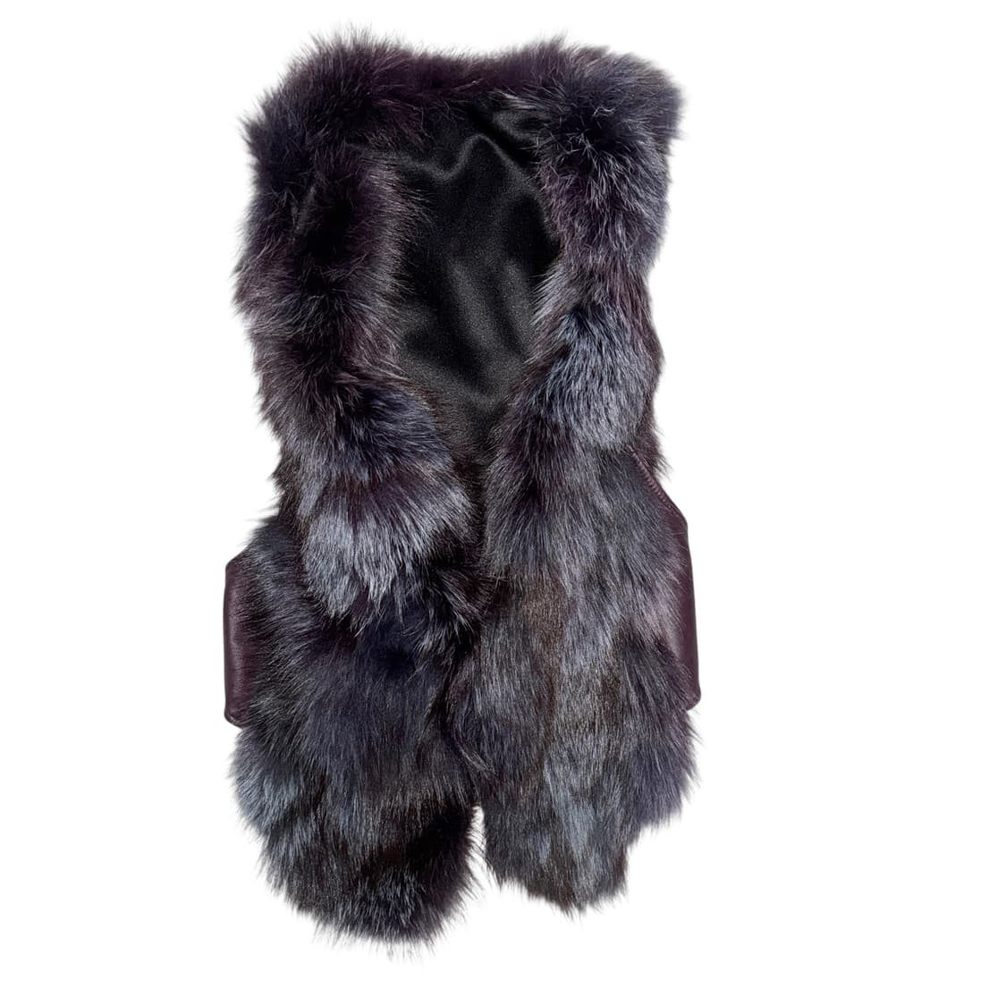 Purple Vintage Indigo Fur Vest 상품이미지5