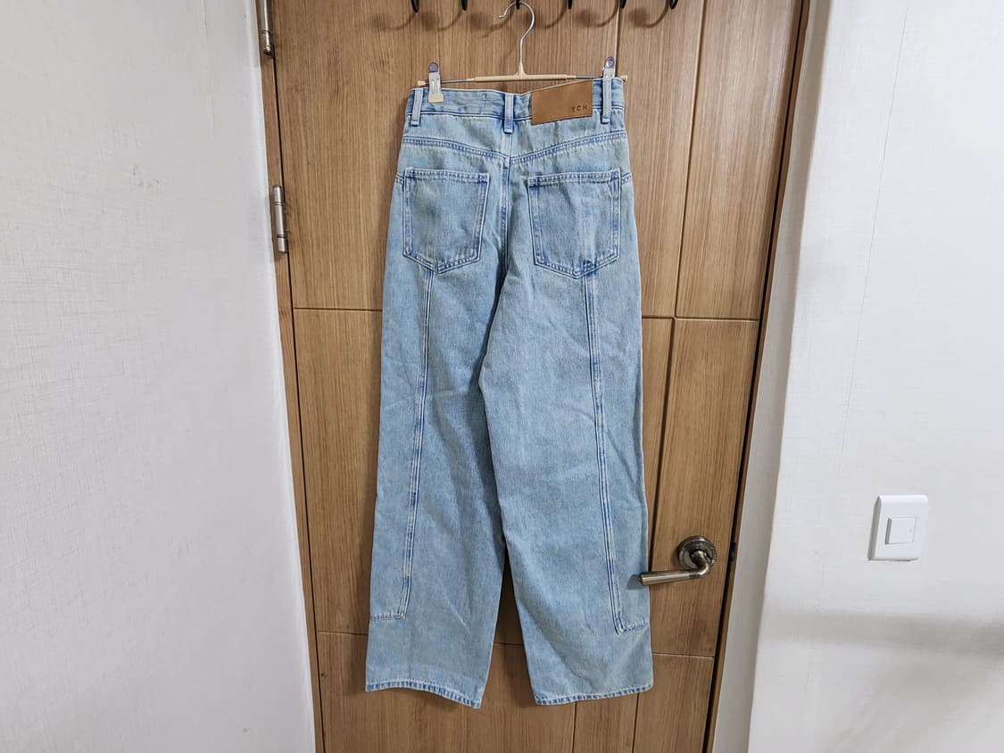 (XS)여성 YCH 와이드 데님 팬츠 상품이미지5