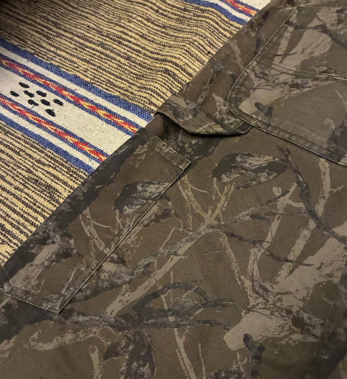 (34~36)칼하트 wip 리얼트리 카모 싱글니 워크팬츠 카펜터팬츠 상품이미지7