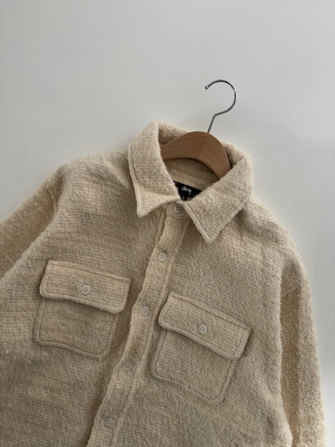 Stussy 스투시 부클 아이보리 CPO 셔츠 상품이미지3