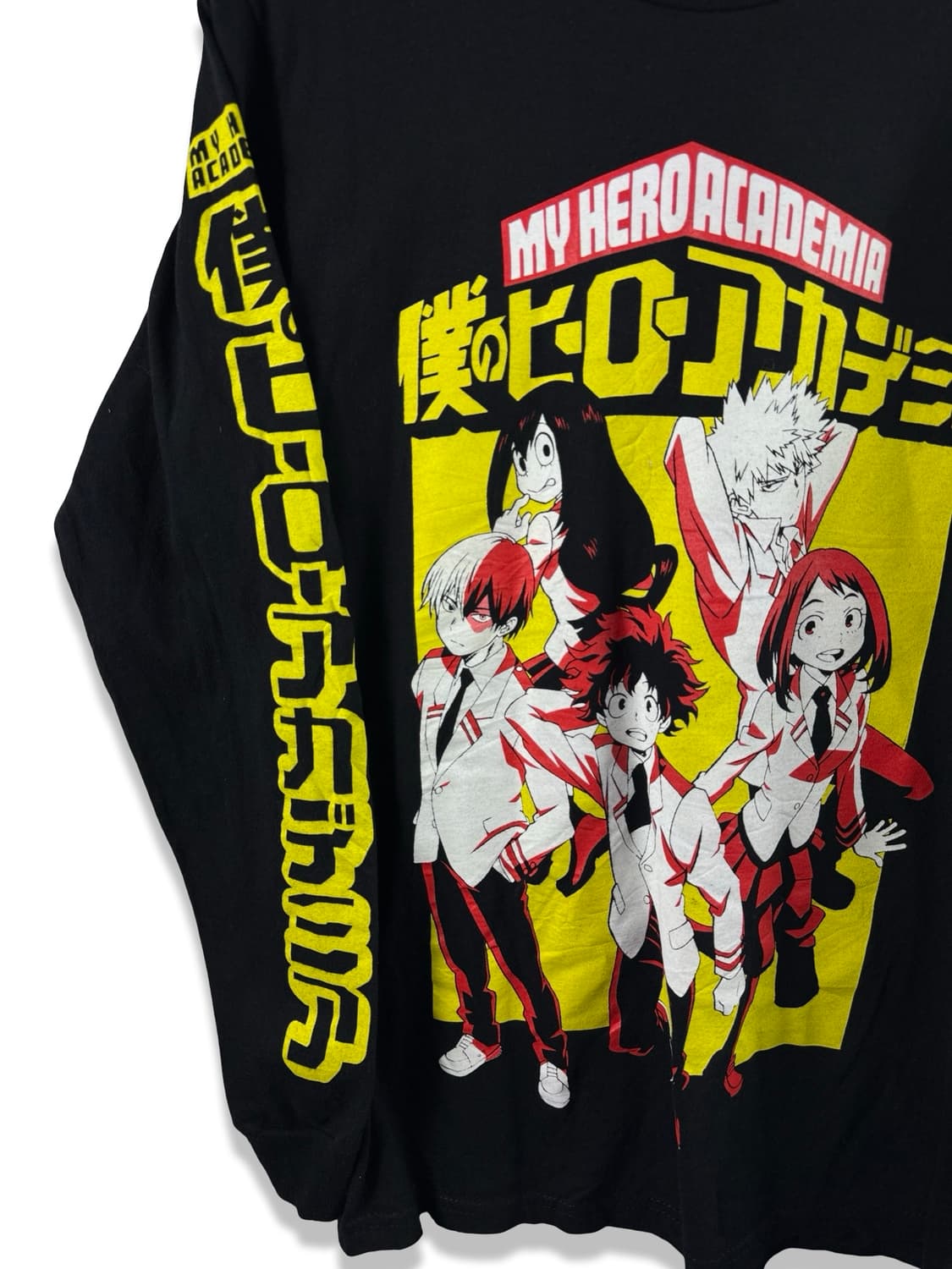 나의히어로 아카데미아 사이드로고 프린팅 롱슬리브2330 상품이미지4