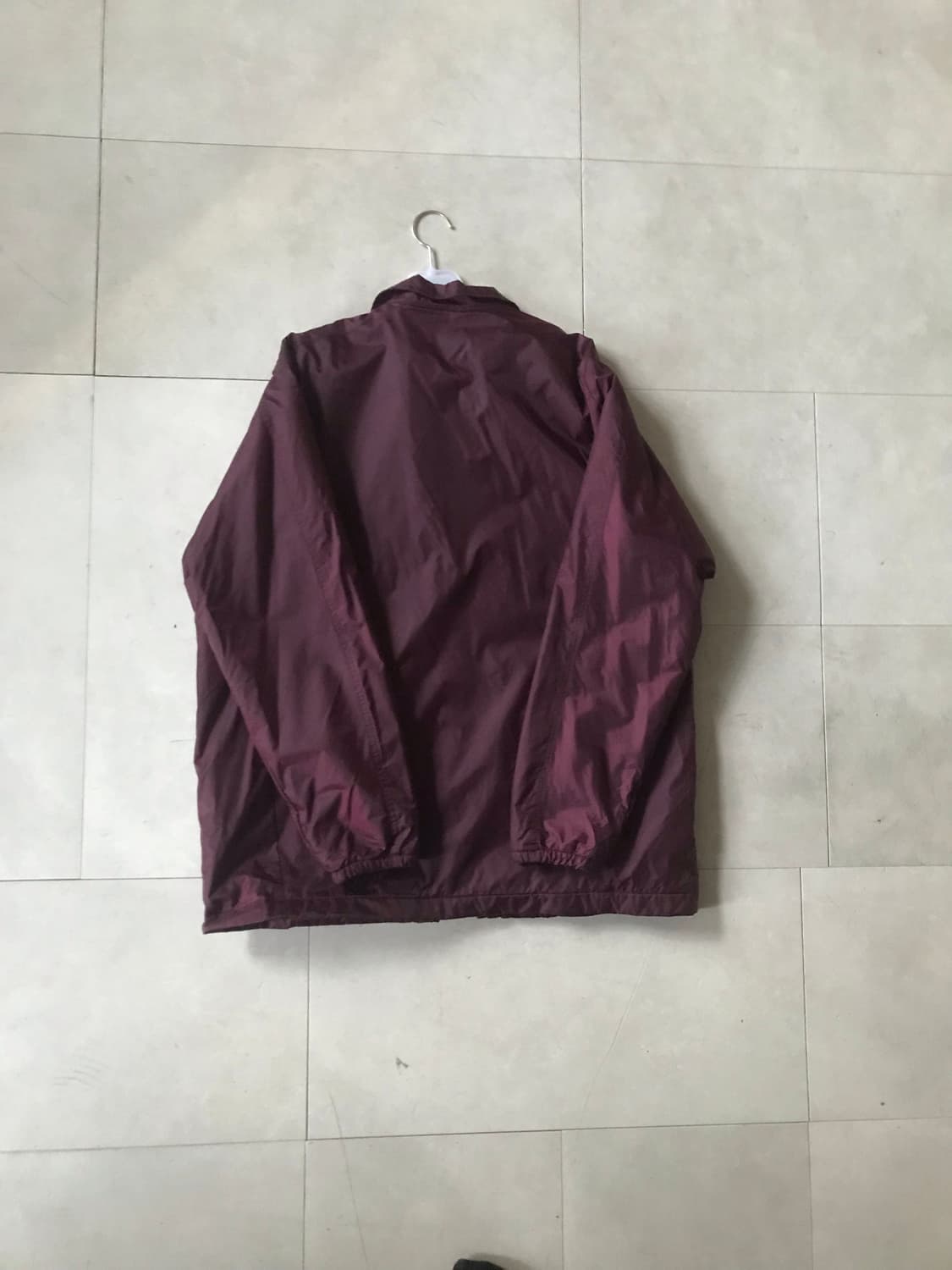 아디다스 버건디 코치 자켓 상품이미지7