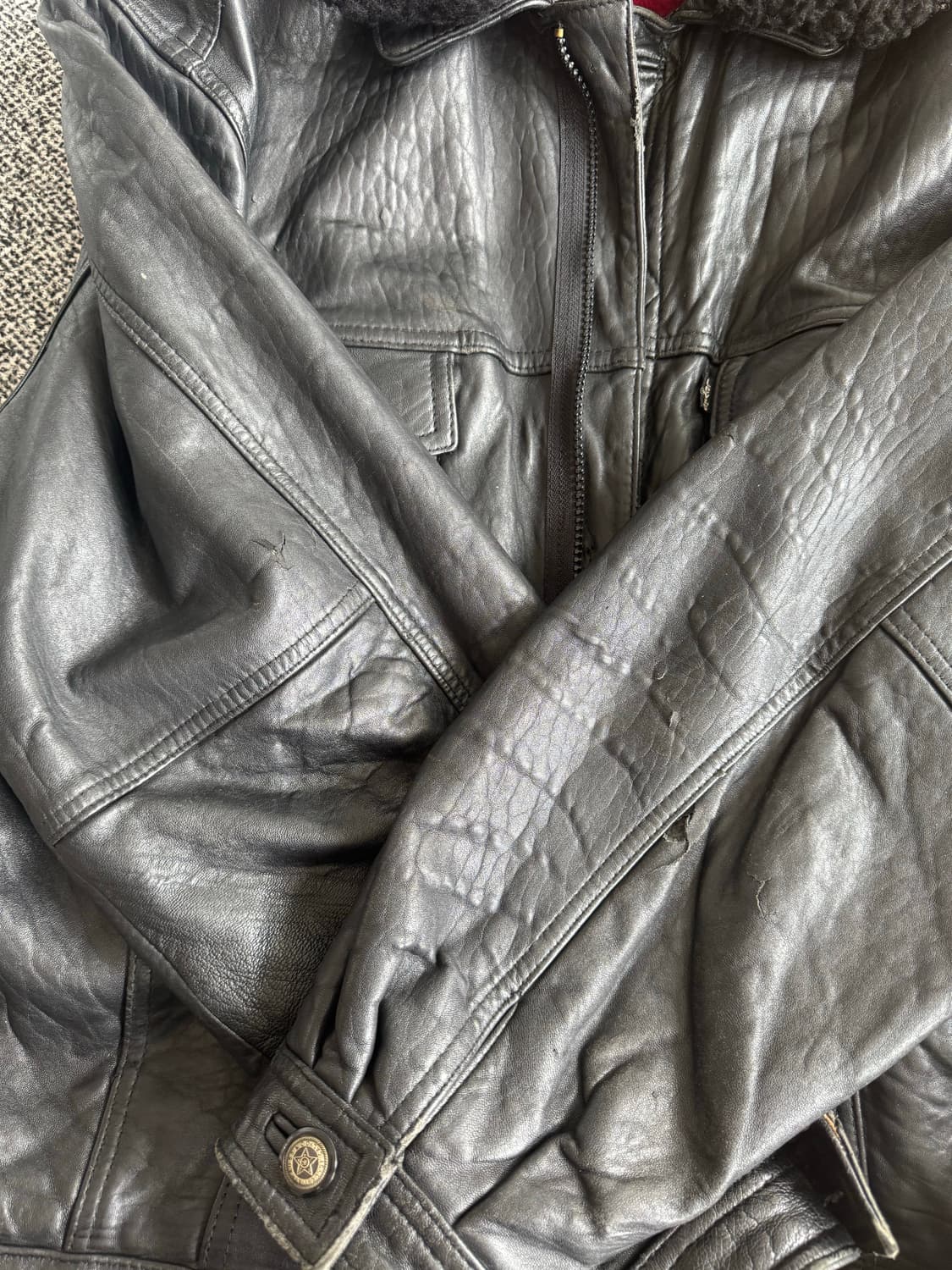 리바이스 A-2 레더자켓 상품이미지8