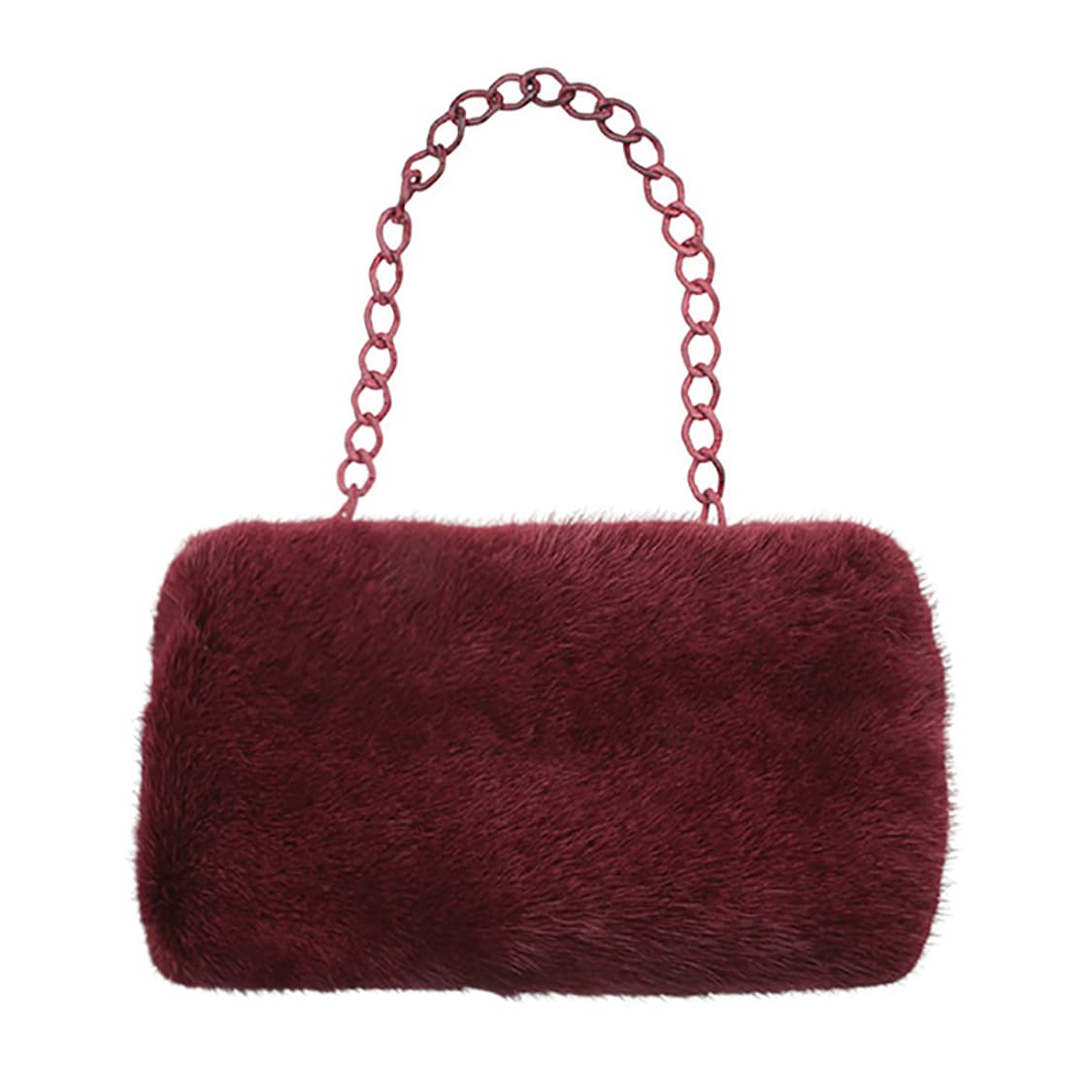 낸시곤잘레스 마르살라 밍크 퍼 토트 겸 클러치백 상품이미지1