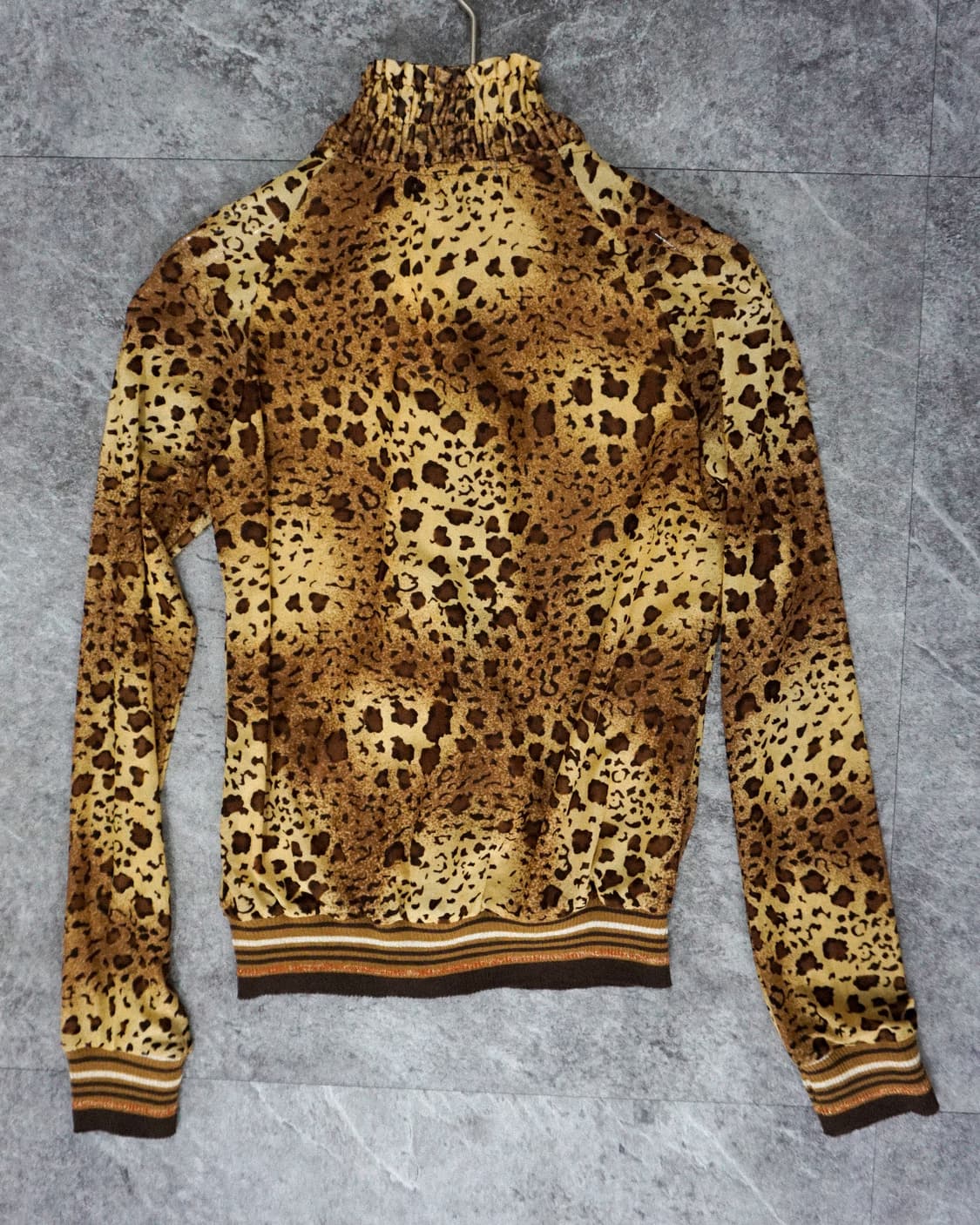 Leopard Frill Zip Up 상품이미지2
