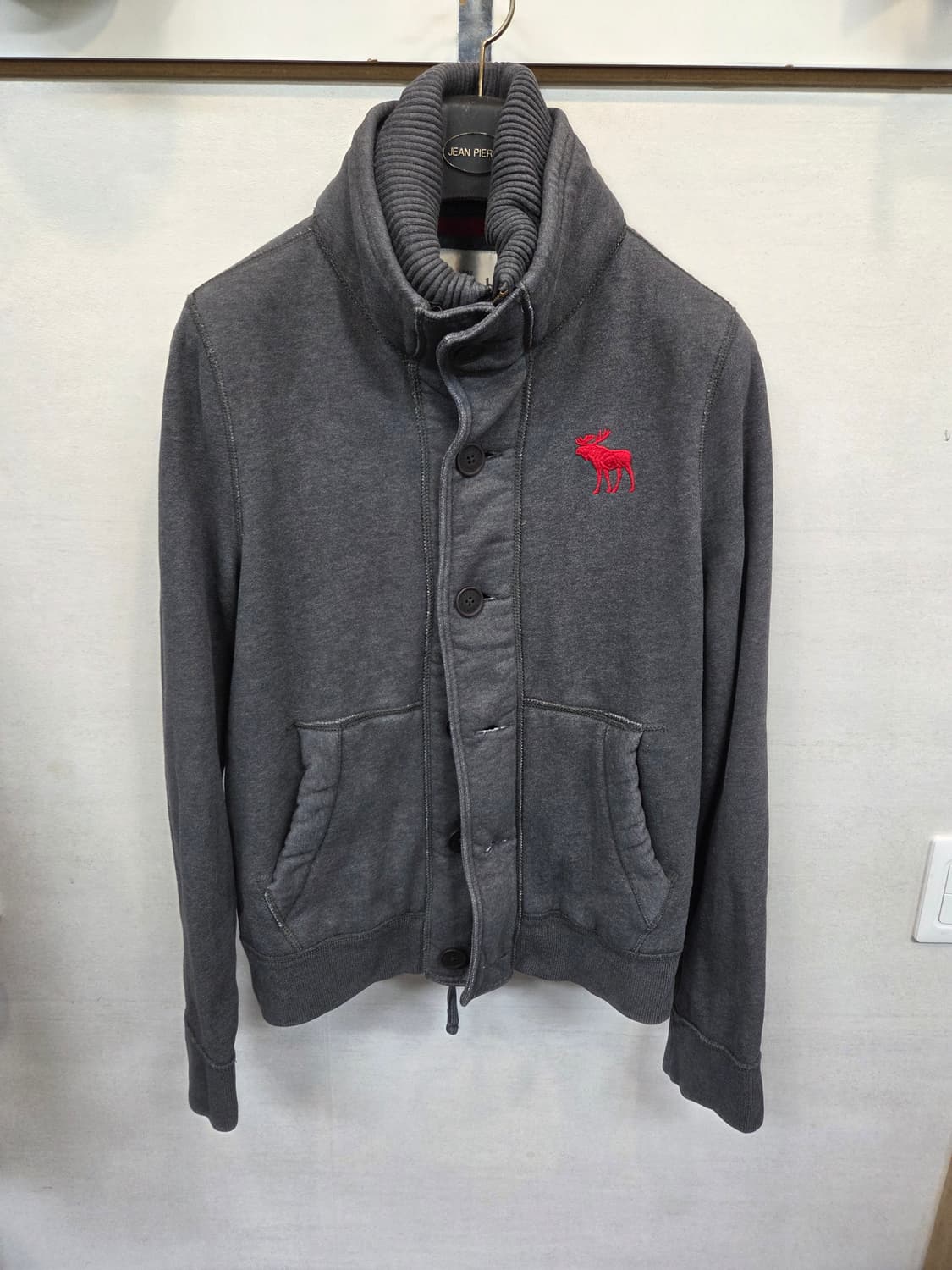 아베크롬비 빈티지 하이넥 안감플리스 집업 L 상품이미지1