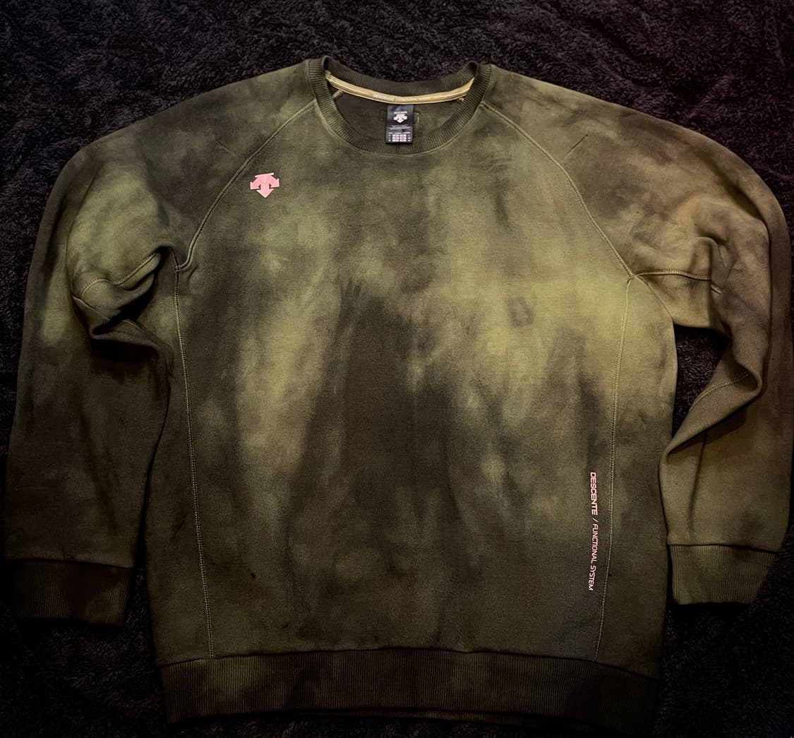 데상트 맨투맨 105 사이즈 (타이다이 커스텀) 상품이미지1