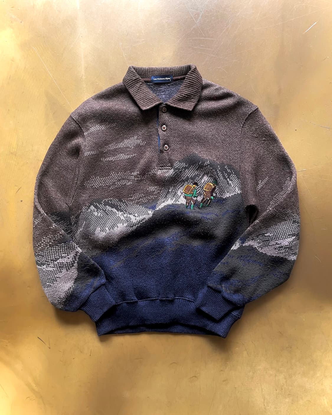 1980-90s Lou Graham Retro Knit Sweater 상품이미지4