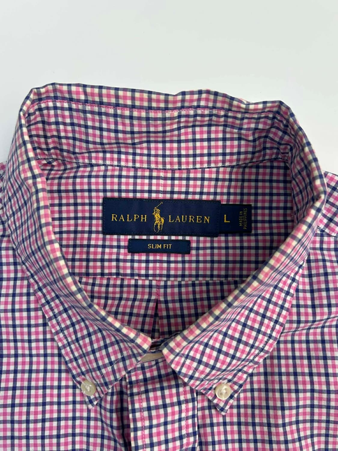 [L] 폴로 랄프로렌 슬림핏 체크 셔츠 상품이미지4
