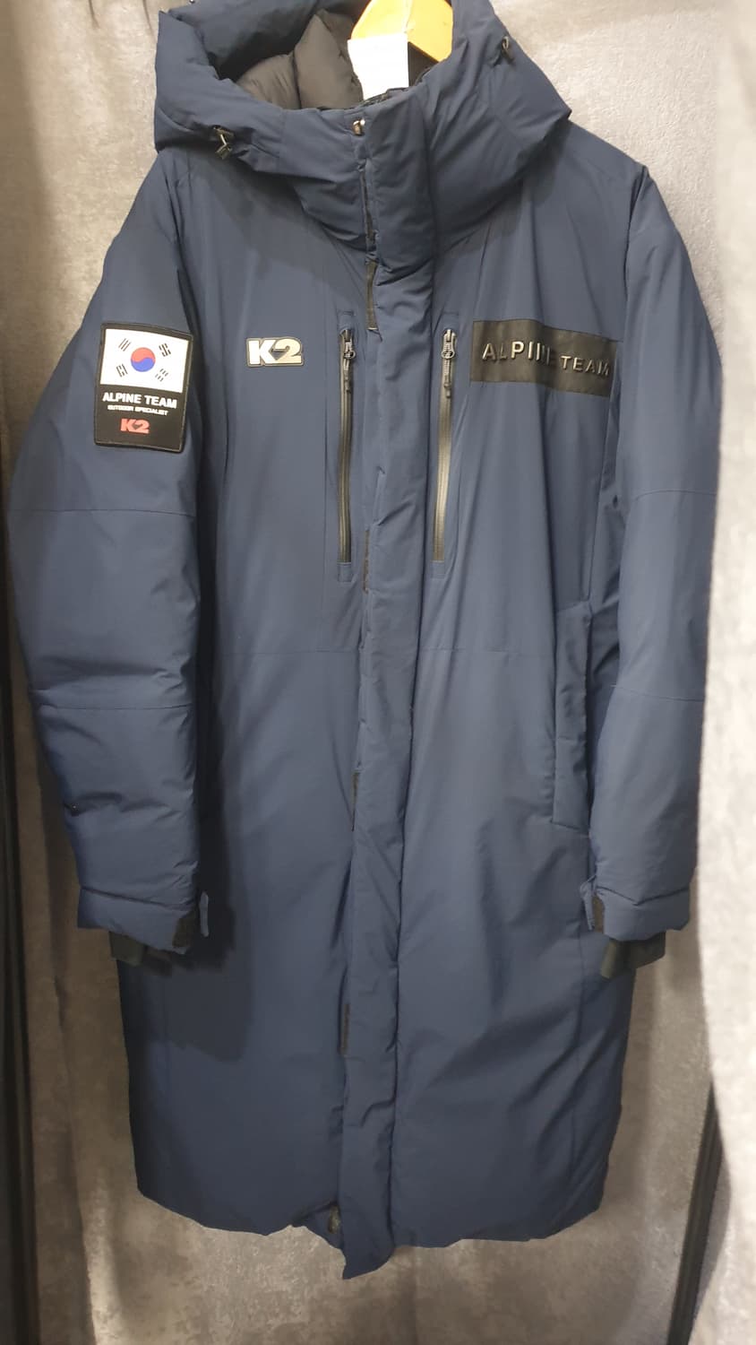 K2 알파인 팀 롱패딩 네이비 100 상품이미지1