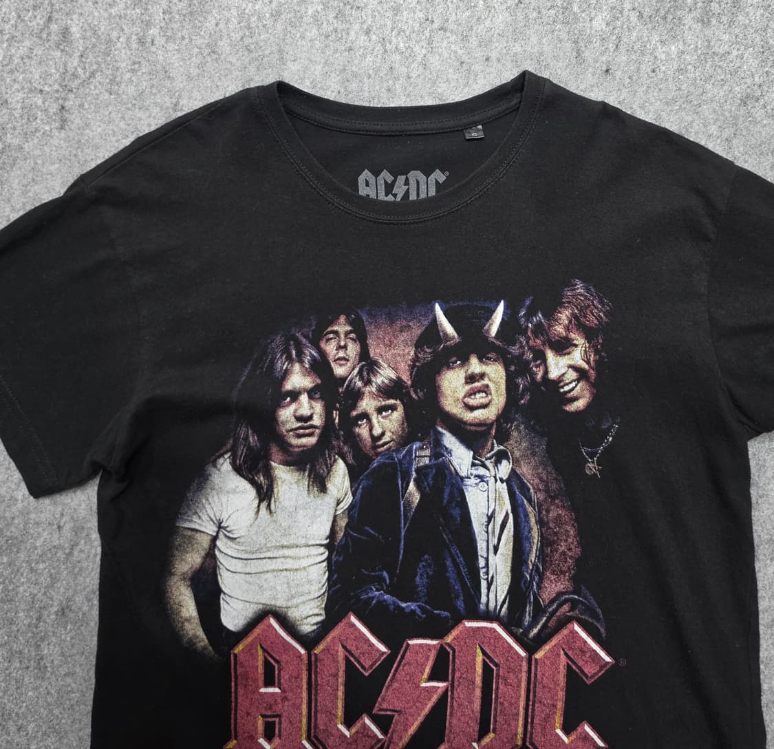 ACDC 하이웨이 투 헬 그래픽 밴드티 락밴드 반팔티 XS 상품이미지5