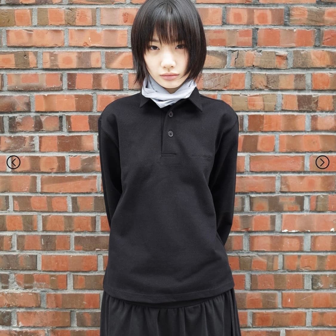 지초이 컴포트 26-001 PK SHIRT (BLACK) 상품이미지2