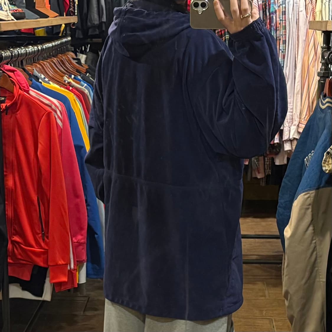 [HI] 아디다스 벨벳 아노락 후드 상품이미지5