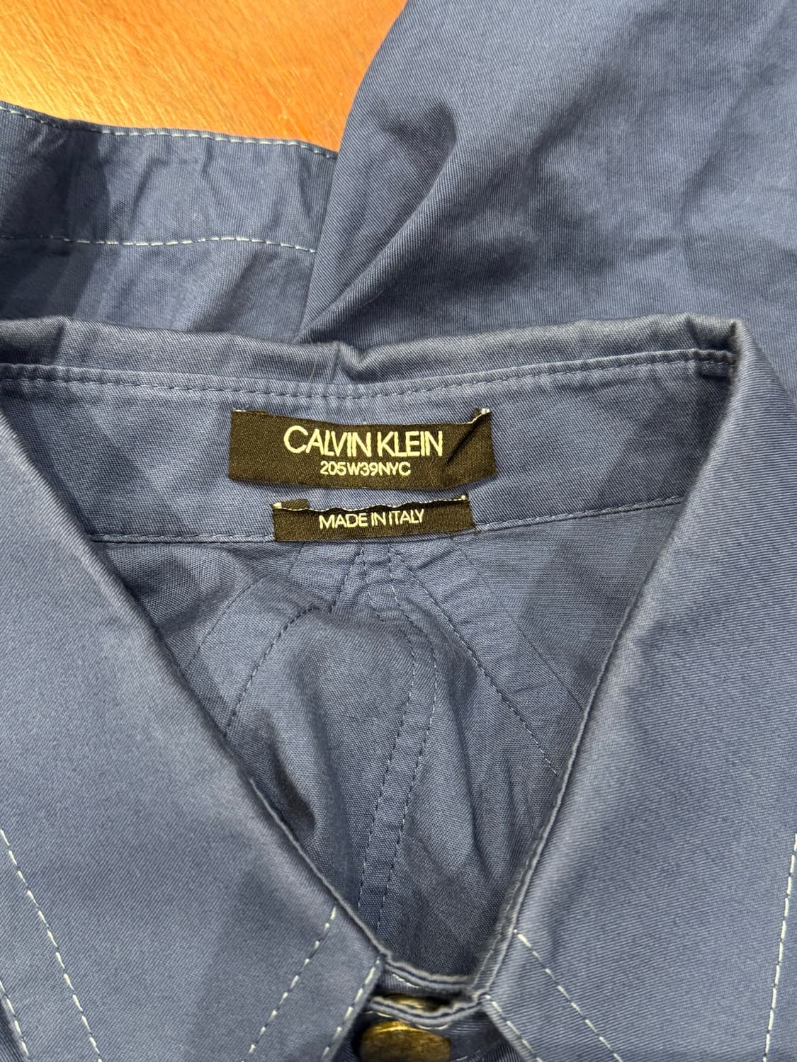  CALVIN KLEIN 205W39NYC MEN'S BLUE ZIPPE 상품이미지4