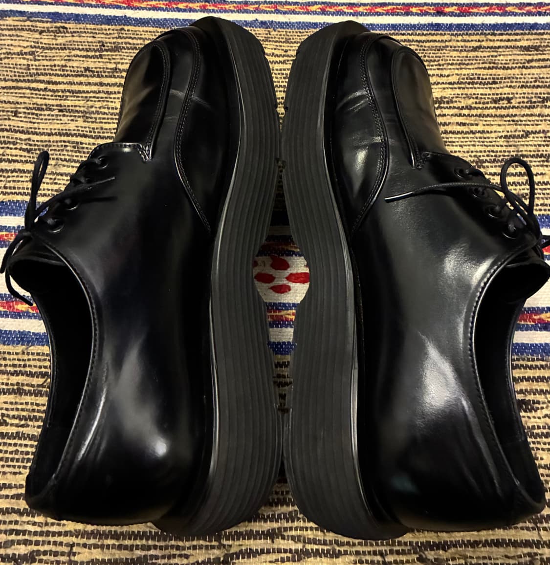 (41/260)앤더슨벨 스퀘어 마틴 더비슈즈 로퍼 블랙 상품이미지5