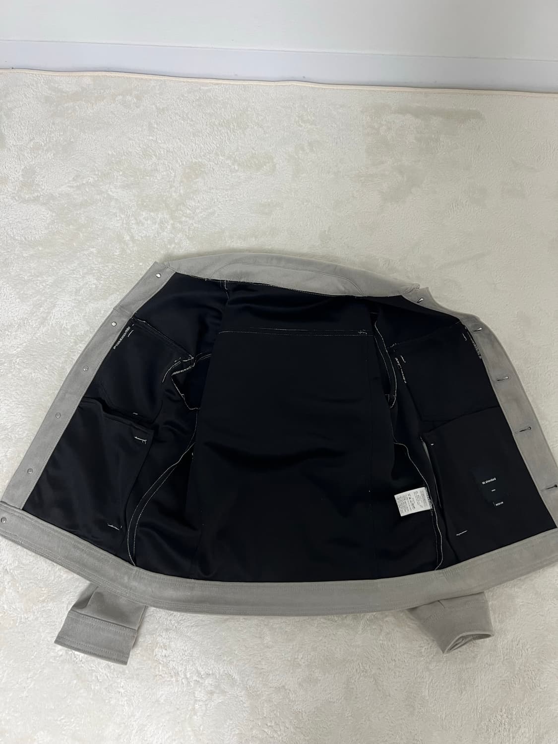 원더플레이스(더블유스텐다드) 스웨이드 트러커 자켓 상품이미지5