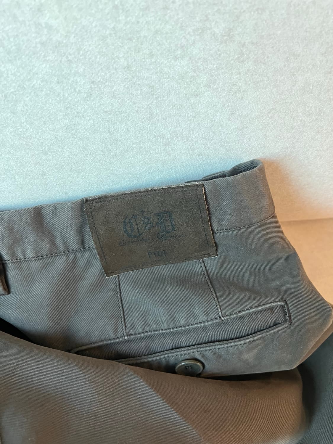 PT01 다크브라운 코튼 팬츠 상품이미지9