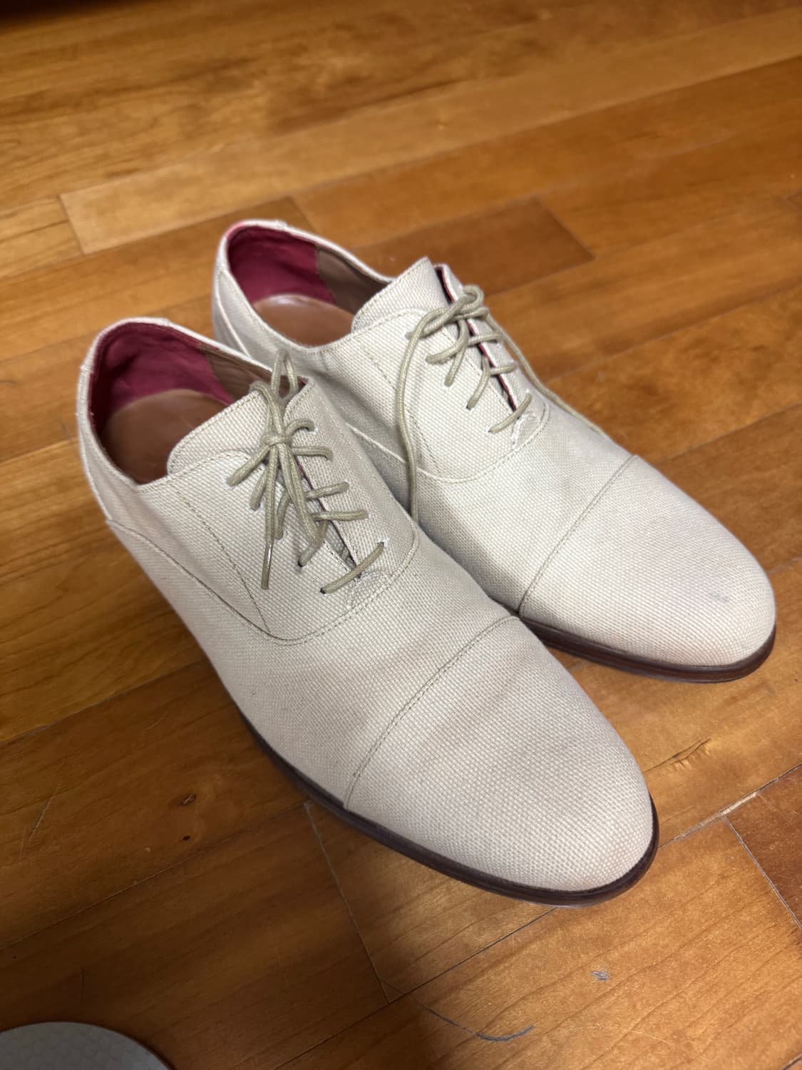 Cole rood hann 베이지 캔버스 더비 9.5size 상품이미지1