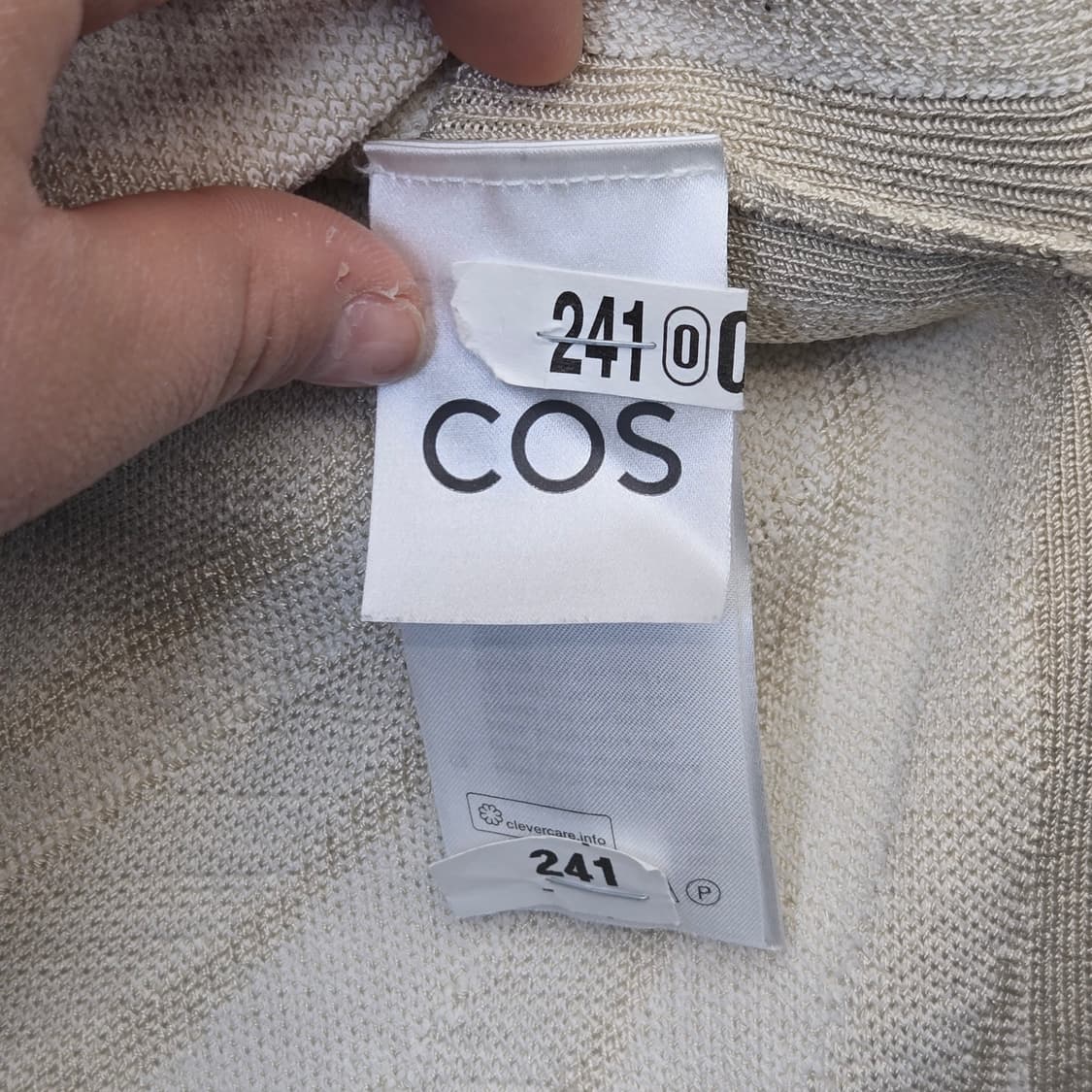 COS 코스 웨이브 패턴 스웨터 s 상품이미지5