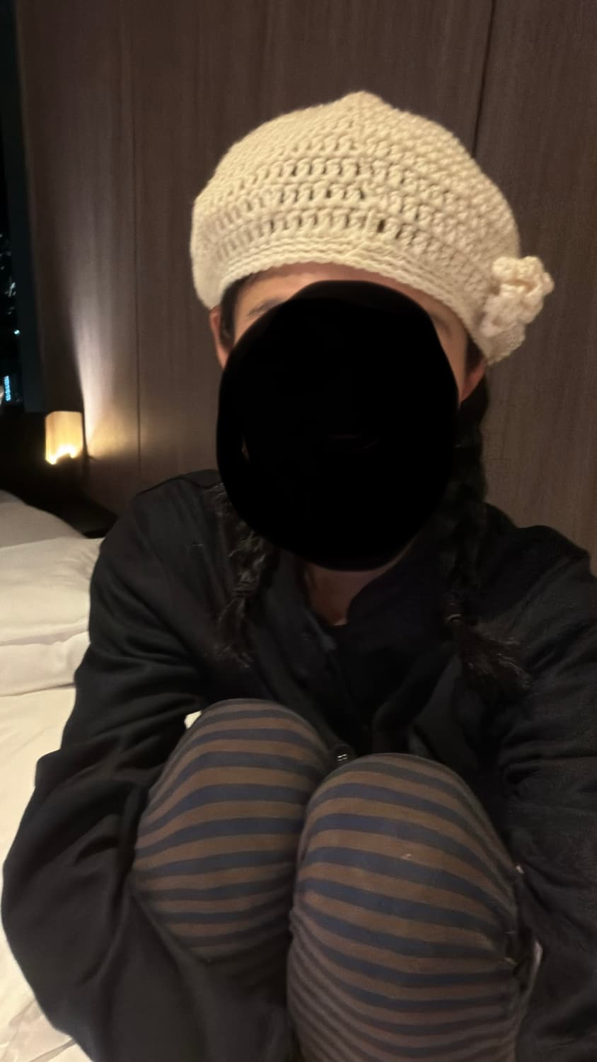 일본 손뜨개 벙거지 모자  상품이미지3