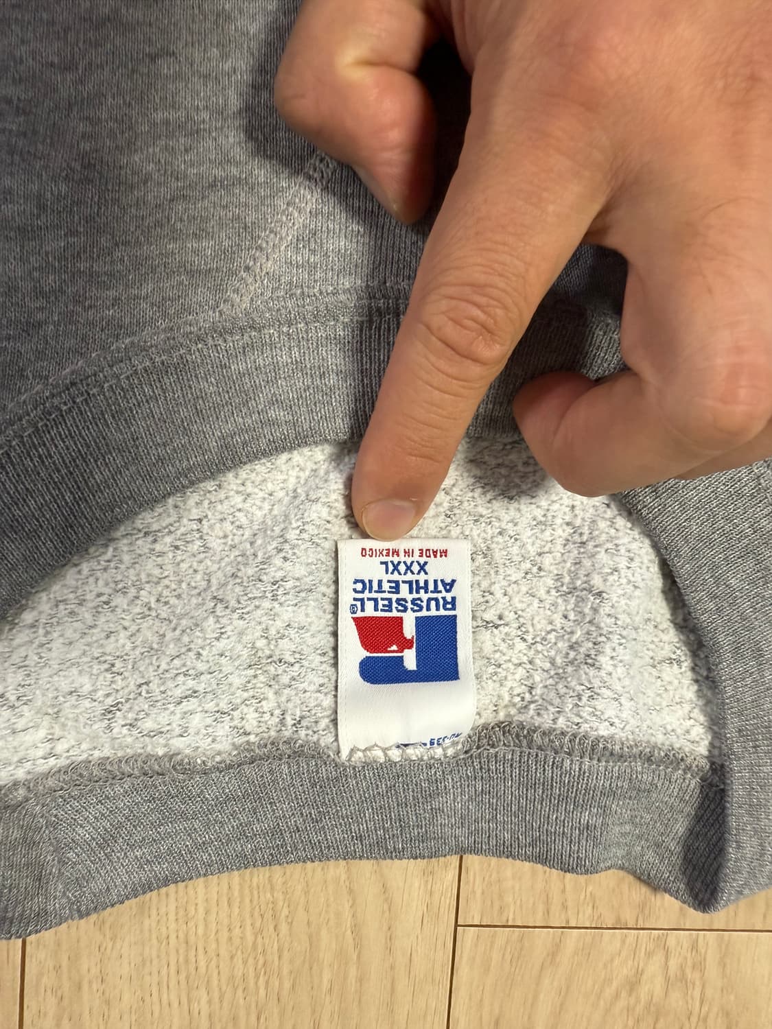 90s 빈티지  러셀 스웻 맨투맨 xxxl 상품이미지4