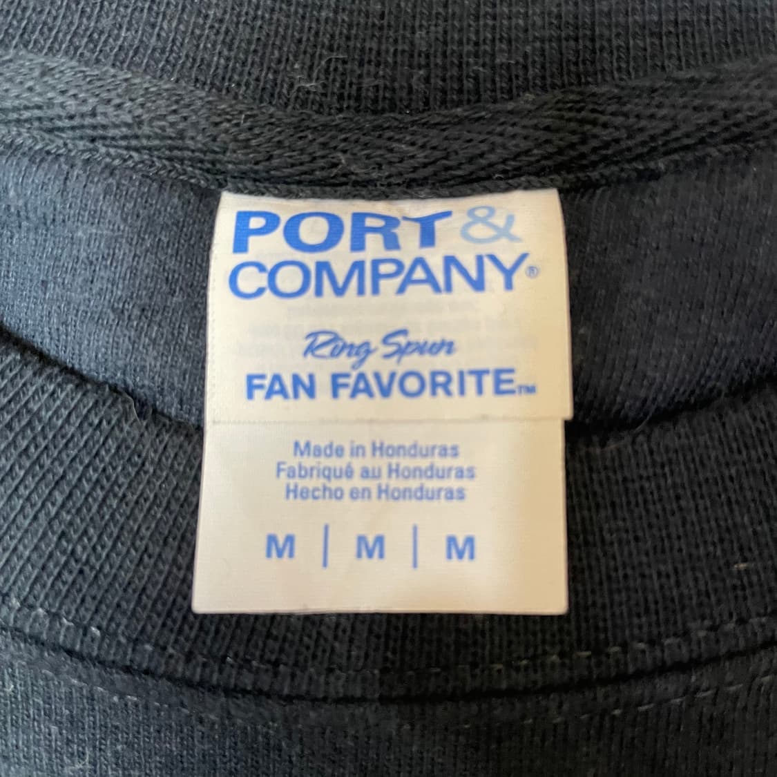 USA 블랙 프린팅 기모 맨투맨 M 상품이미지4