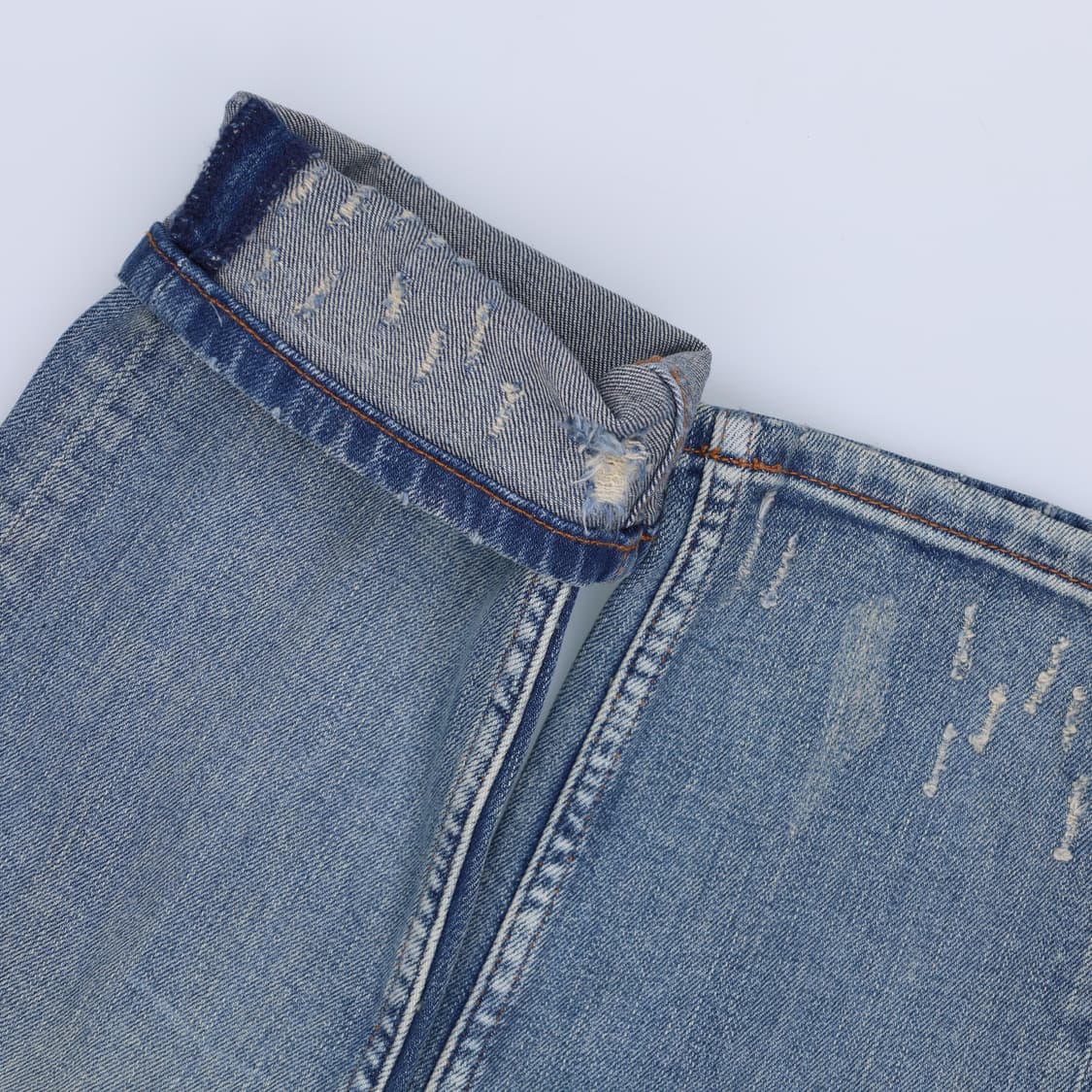 34 새상품 자라 워싱 데님팬츠 0225H1 상품이미지5