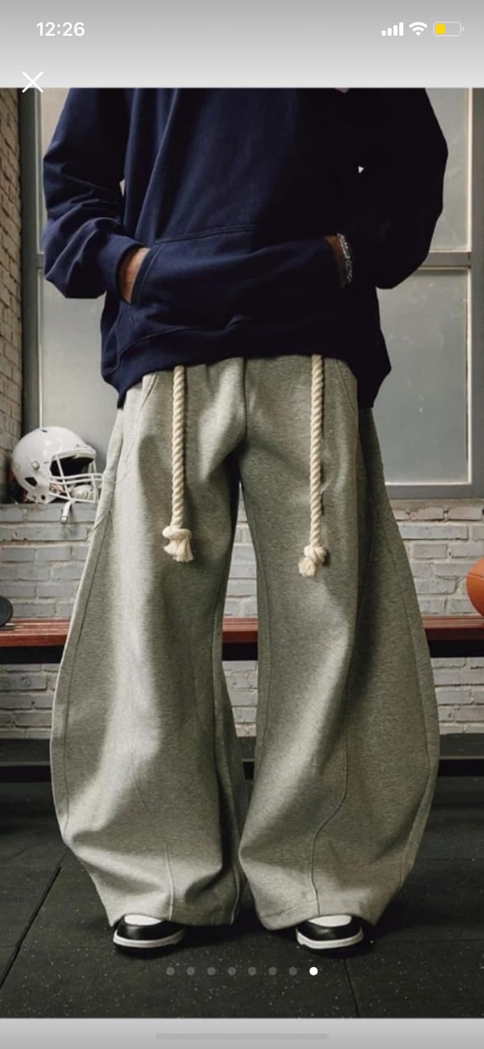 Aelfric Eden슈퍼 배기 배럴 스웨트팬츠 상품이미지5