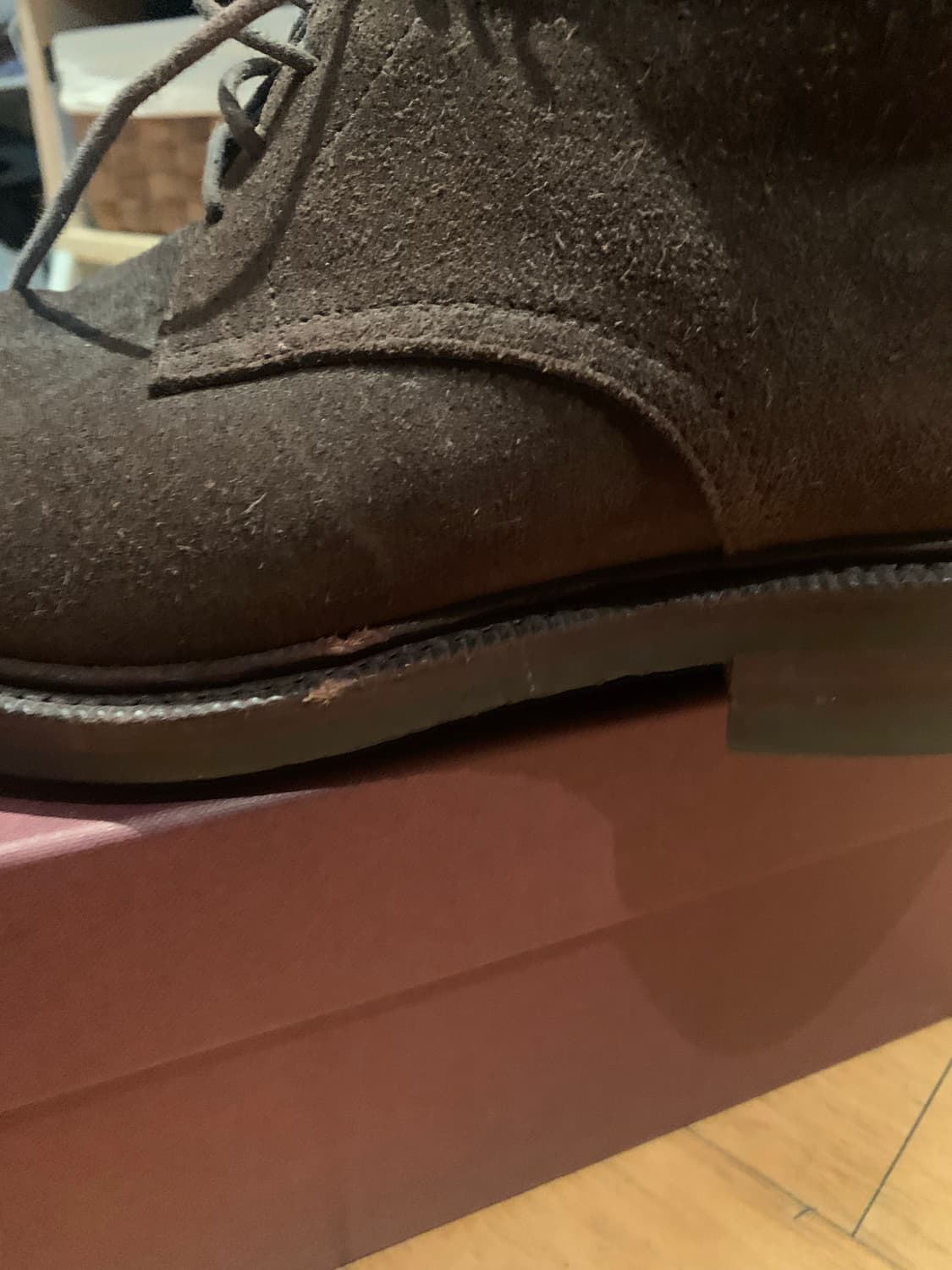 까르미나 스웨이드 부츠 판매(265-270mm)  상품이미지5