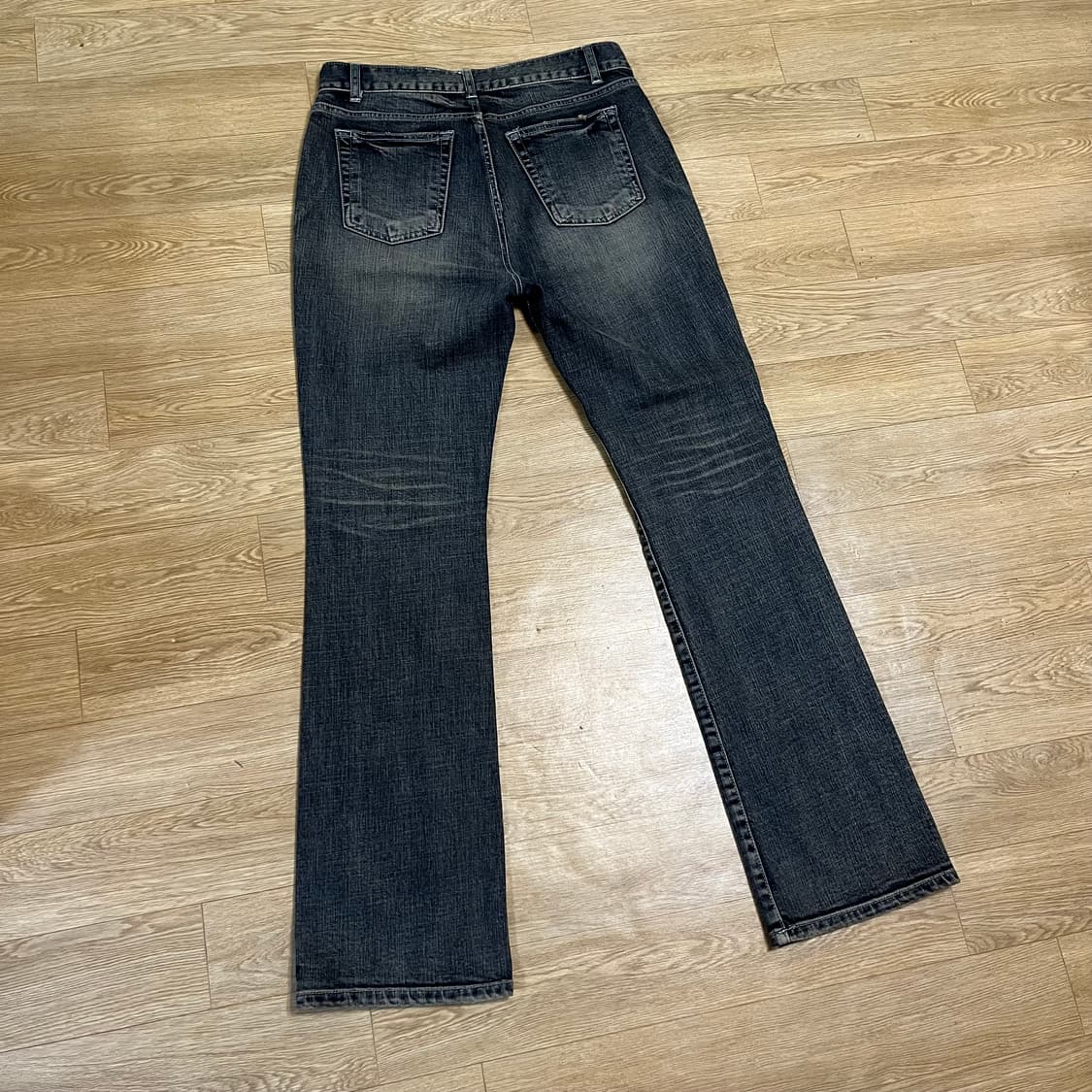 46) 엘무드 베놈 플레어핏 데님 미드나잇 블루 녹워싱 슬림 부츠컷 상품이미지3