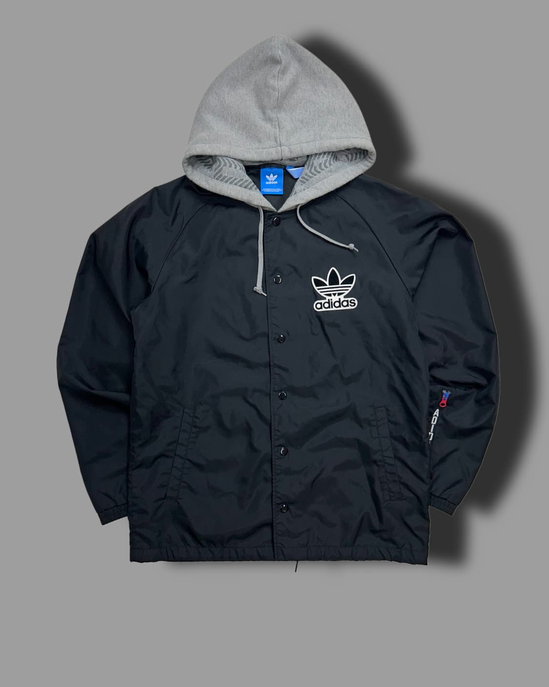 아디다스 빅로고 후드 코치 자켓 100 상품이미지4