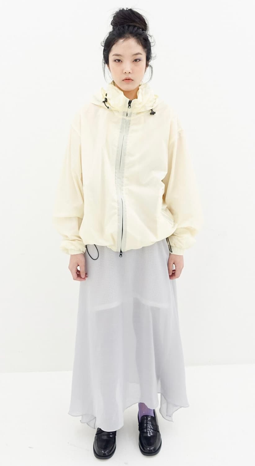 샵페어리 maxi hoodie anorak cream 상품이미지2