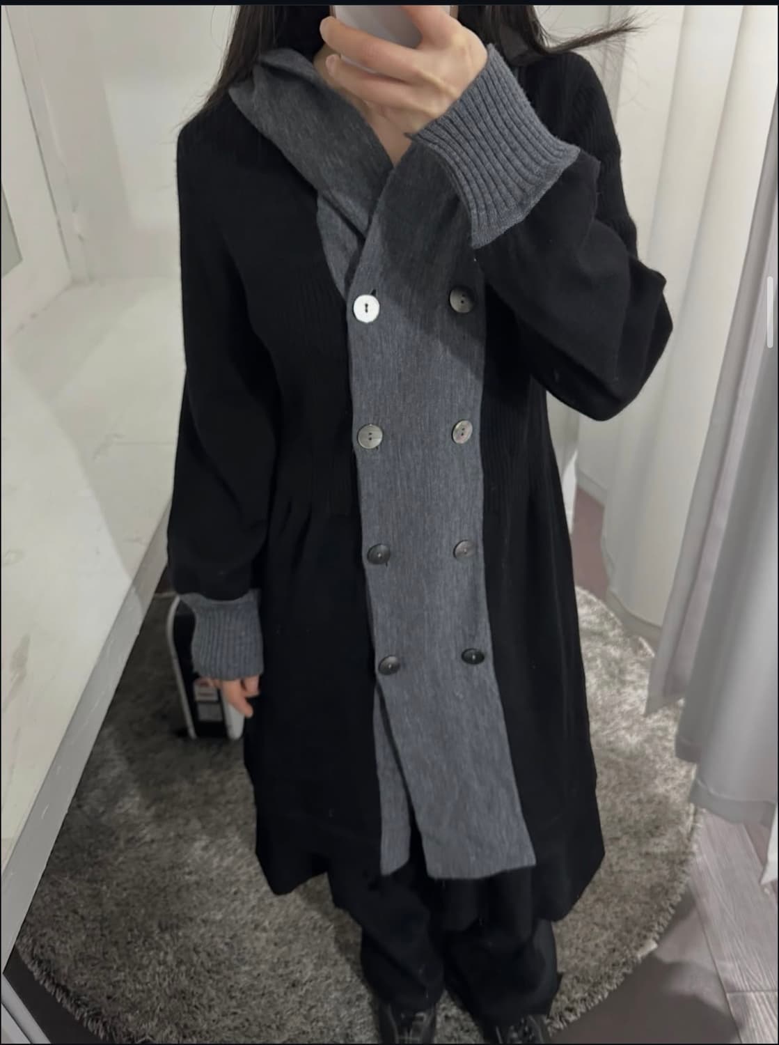 knit dubble button cardigan 상품이미지2