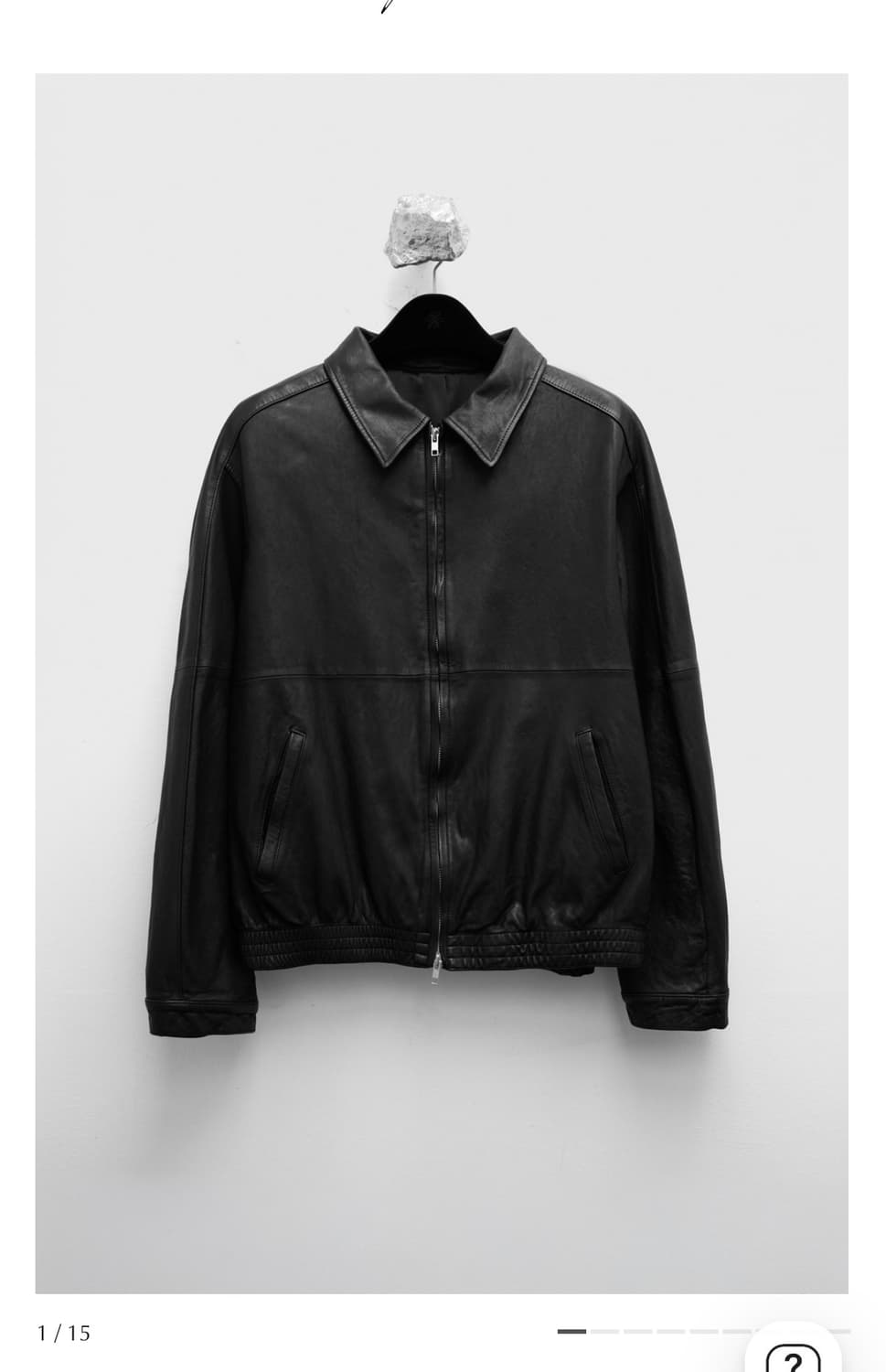 (((구매))) 유스 워시드 레더 L 상품이미지1