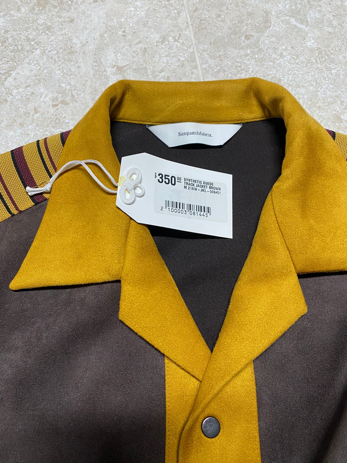 사스콰치패브릭스 스웨이드 트랙 자켓 M 상품이미지3