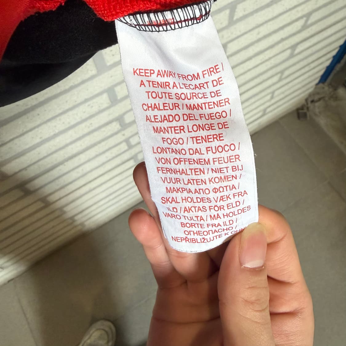  나이키 올드스쿨 져지 트랙탑 배색 레드블랙 상품이미지7