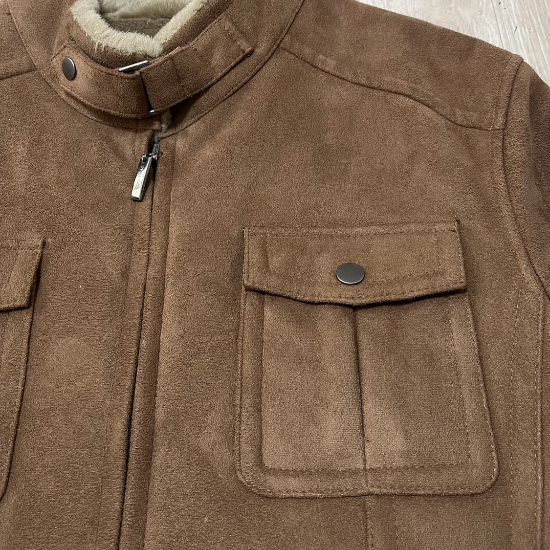 페리골드 남성 안감 스웨이드 자켓 L/100 상품이미지4