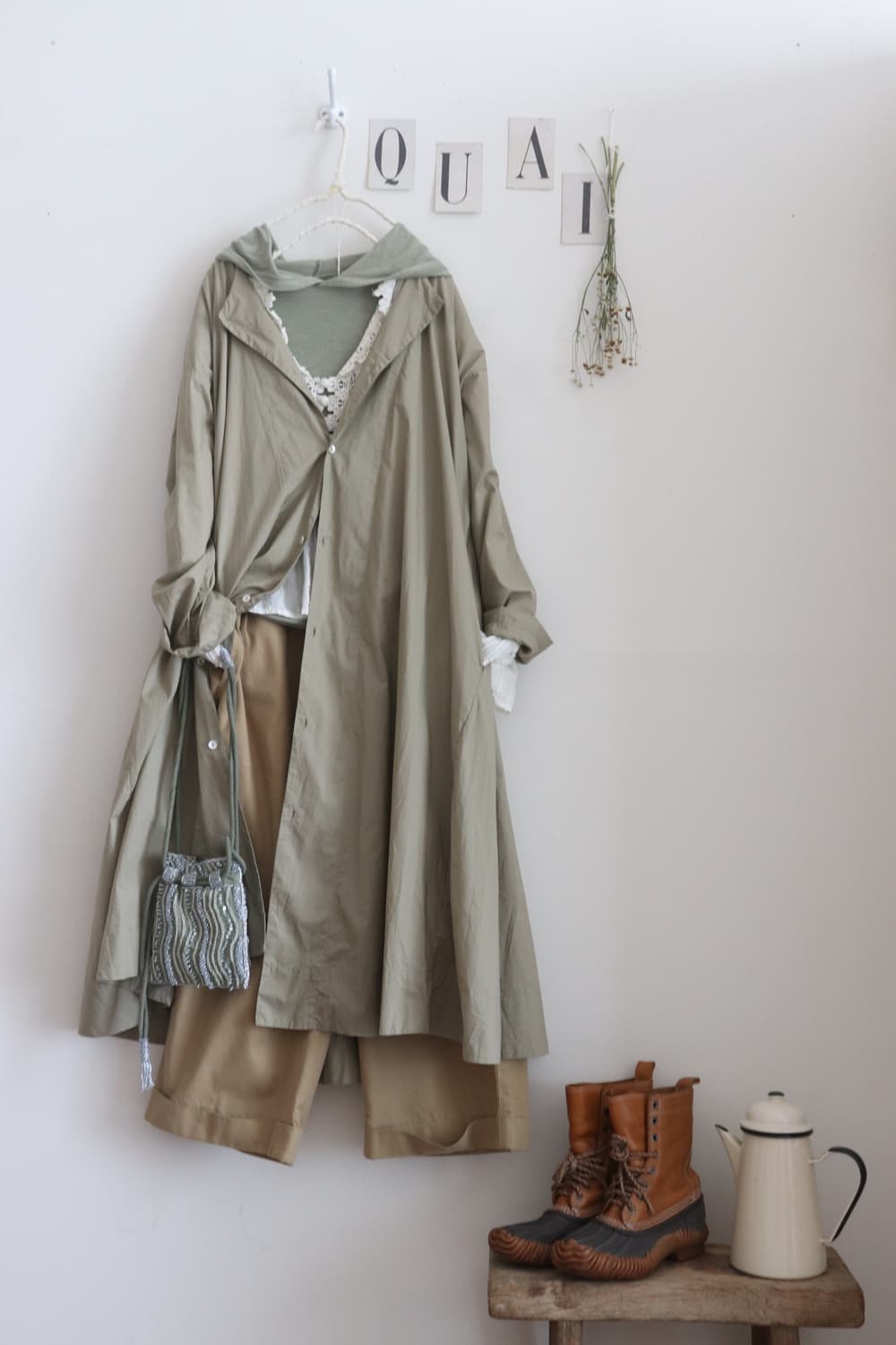 [Veritecoeur] Smocking Robe Dress 상품이미지1