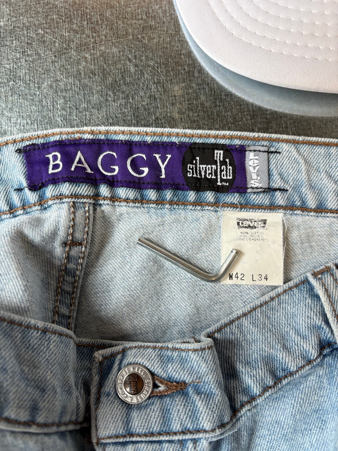 00s USA 리바이스 실버탭 배기 진 상품이미지3