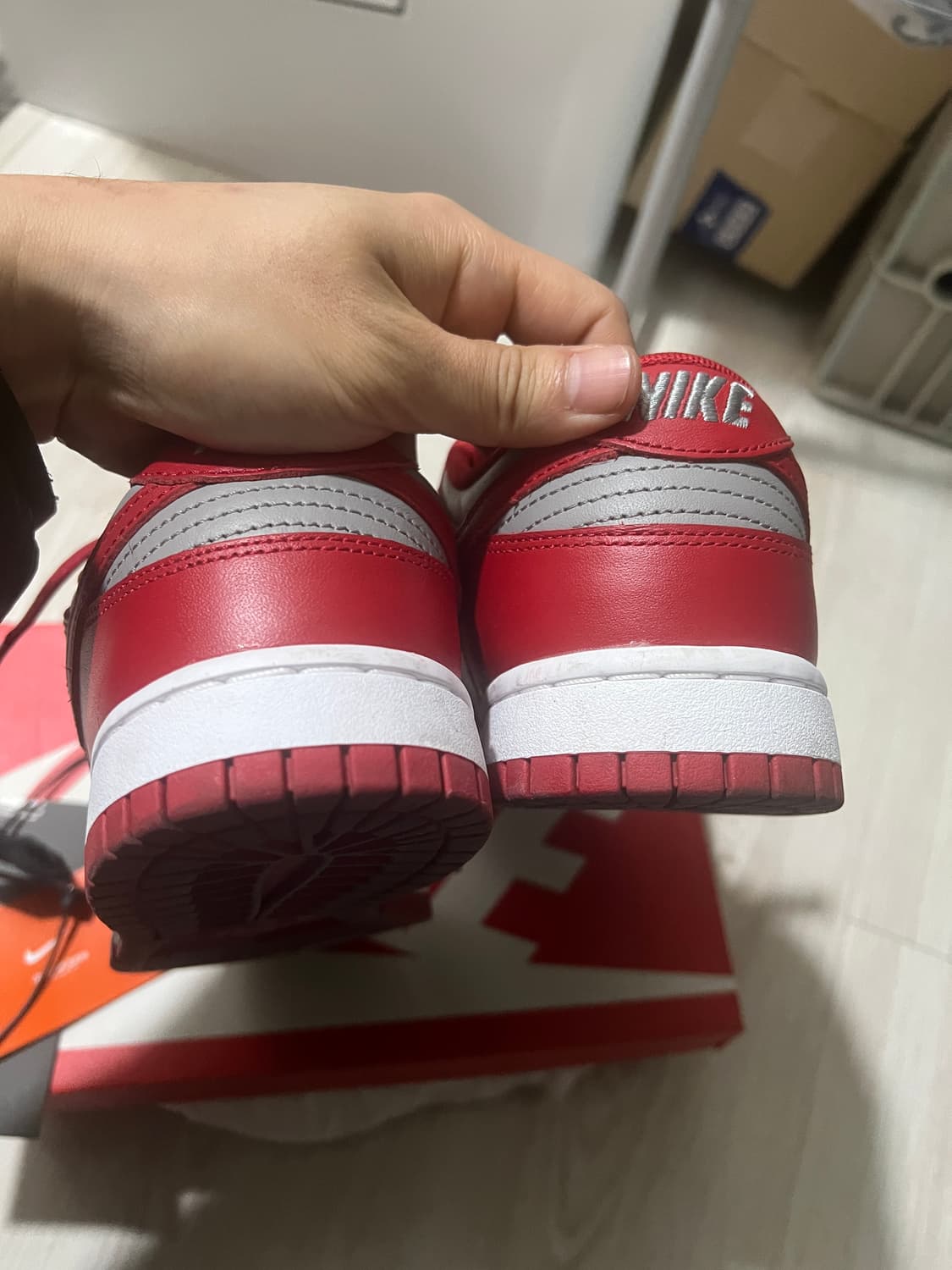 [265] 나이키 덩크 로우 레트로 미디움 그레이 상품이미지3