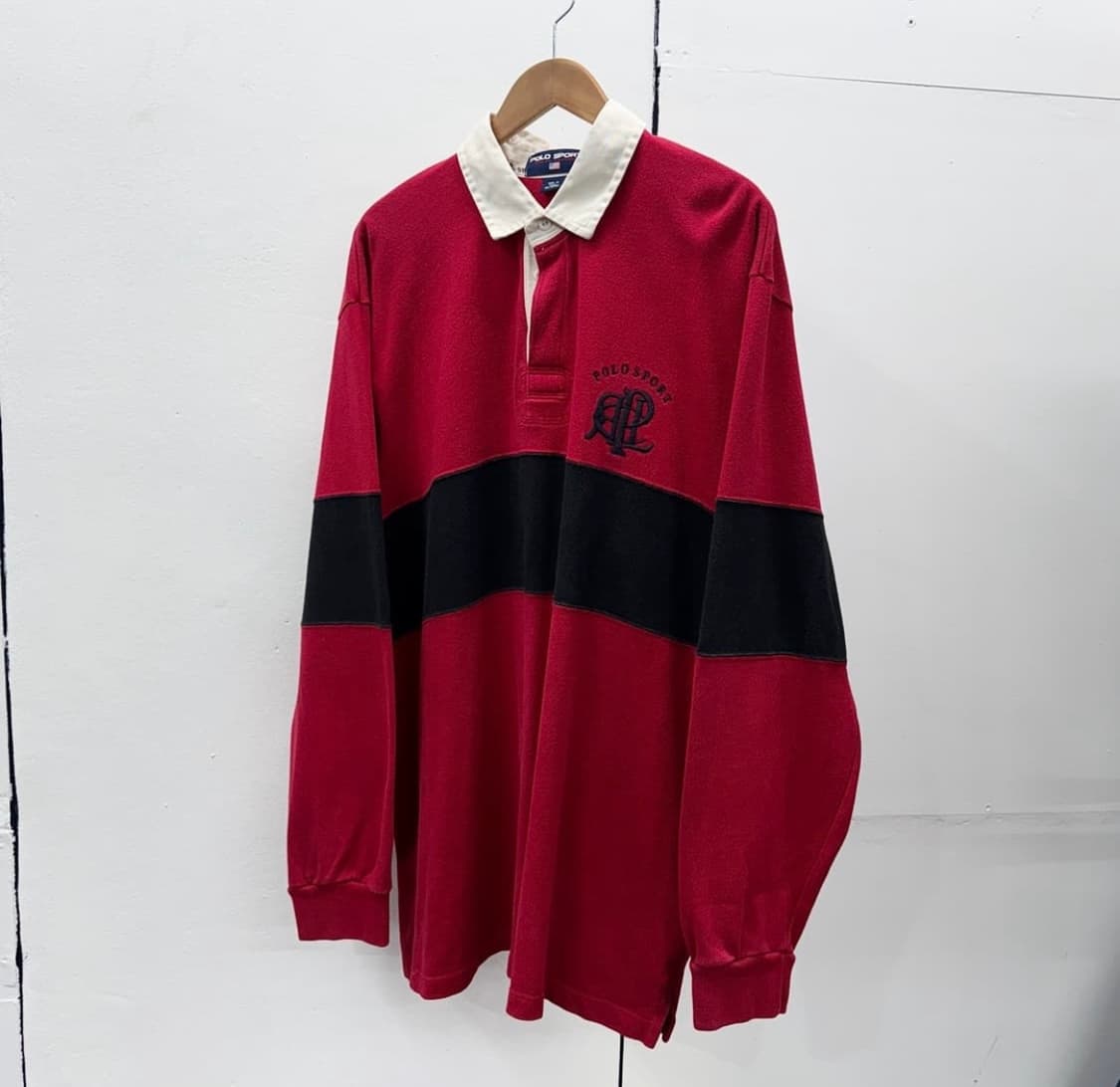 랄프로렌 폴로스포츠 럭비 카라 티셔츠 (2XL) 상품이미지1