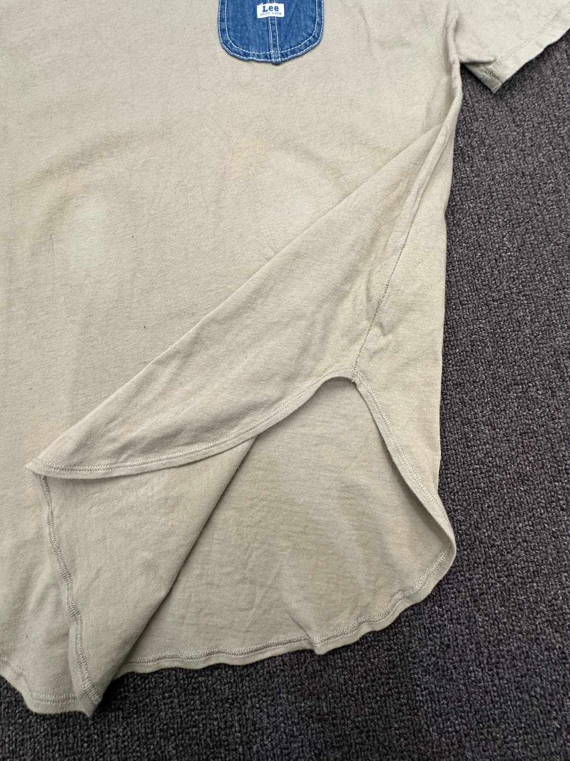 OS)Lee vintage 데님 포켓 디테일 반팔 상품이미지4