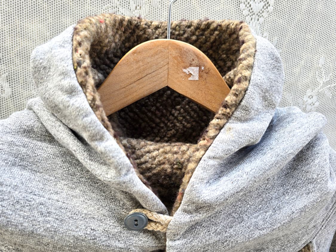 캐피탈 가죽 엘보우 후드티 (made in japan) 상품이미지5