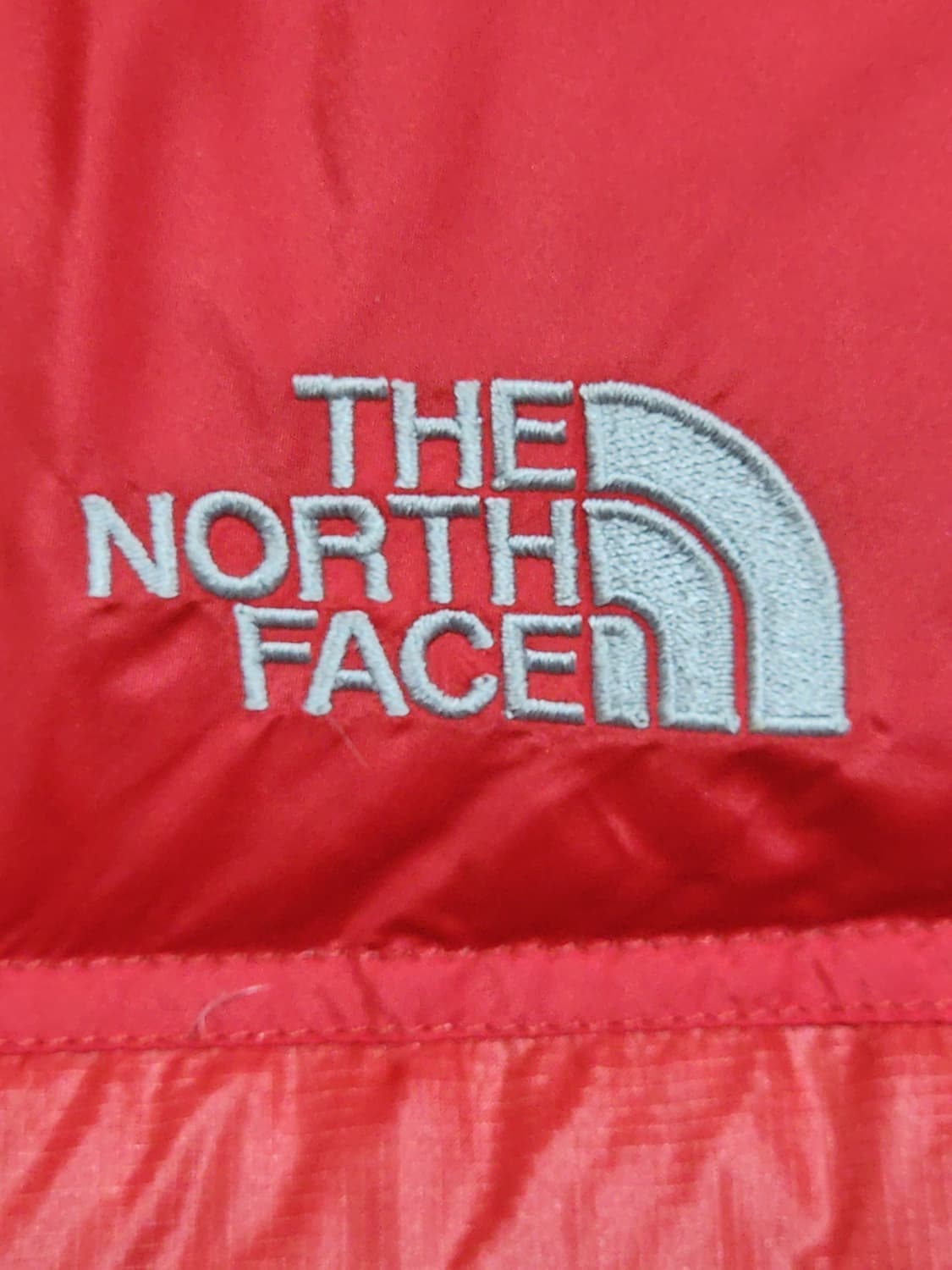 (M) 노스페이스 눕시 패딩조끼 빨강 거위털 700 구스다운 베스트  상품이미지4