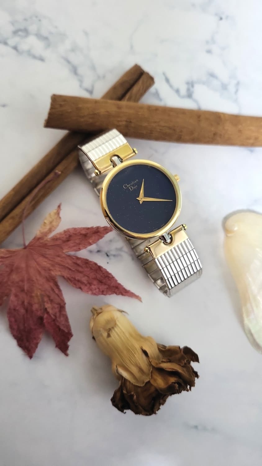 정품 크리스찬디올 3026 나이트 블루 남여공용 시계 상품이미지5