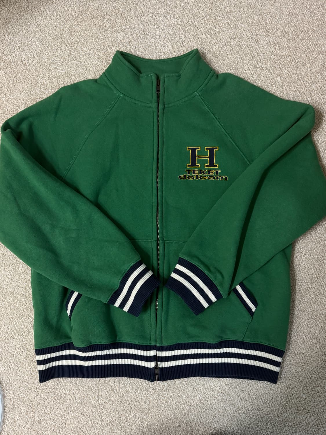 Teket H ZIP-UP SWEATSHIRT-GREEN m size 상품이미지5