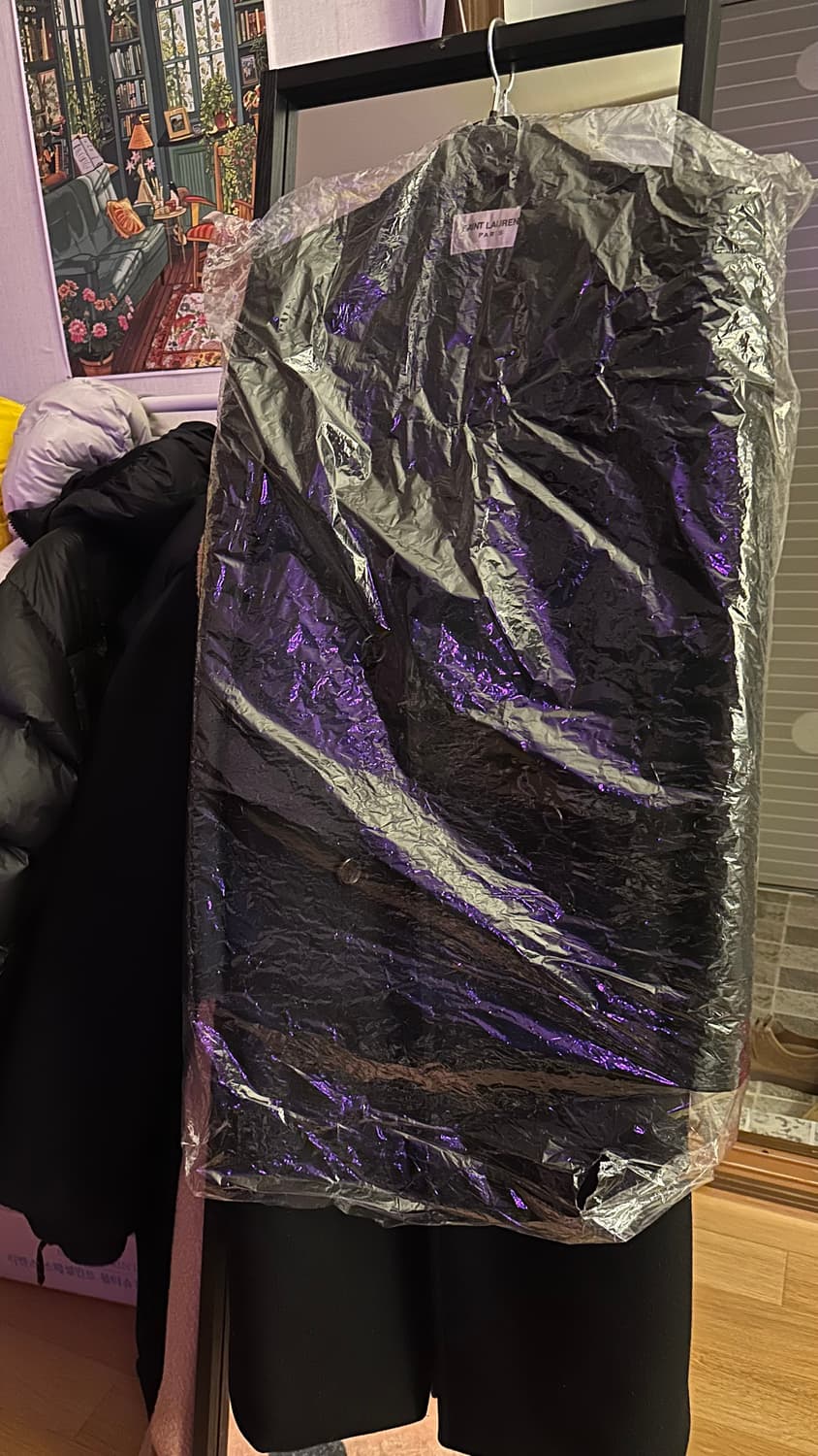 생로랑 더블브레스티드 울코트 46size 상품이미지4