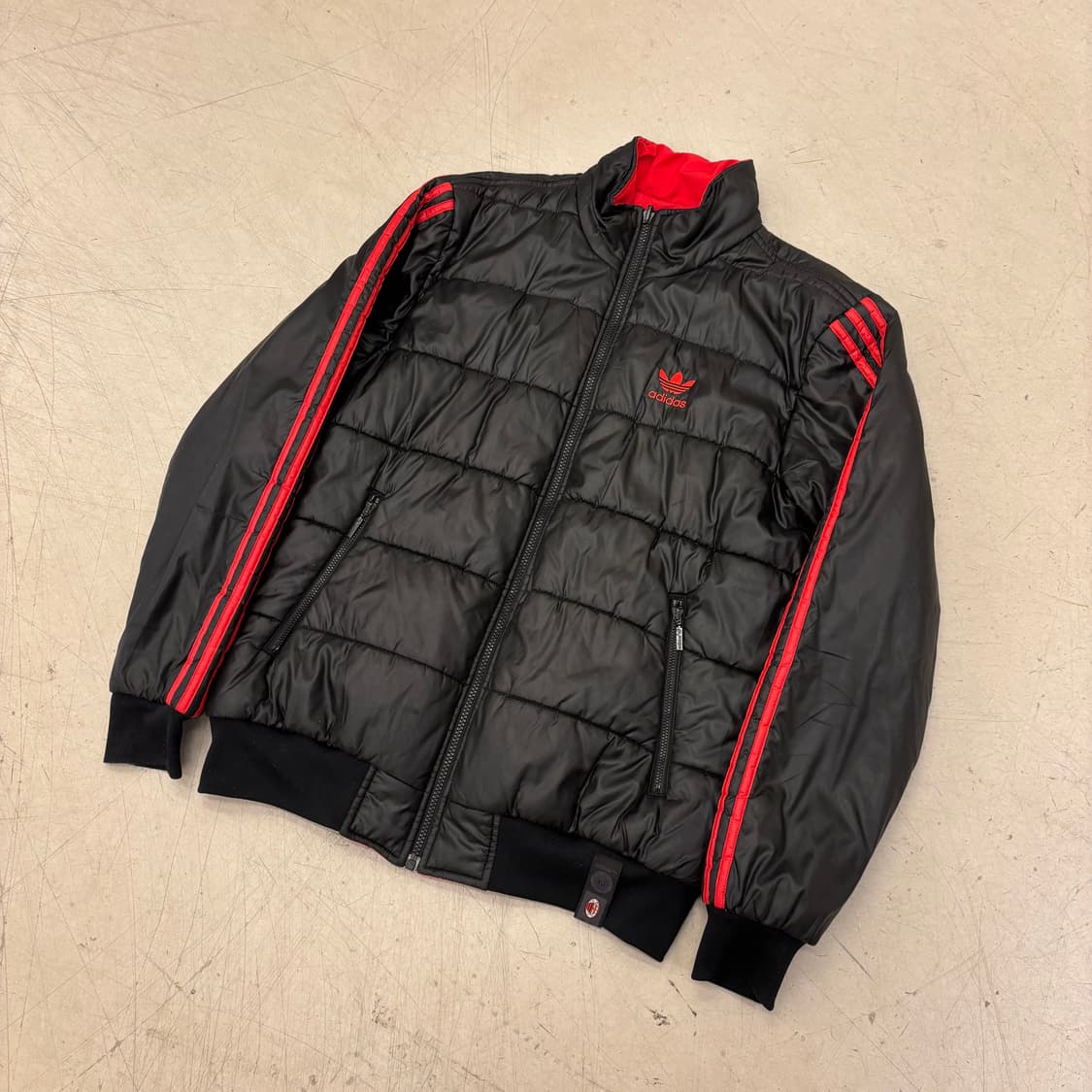 아디다스 밀란 빅로고 리버시블 점퍼 상품이미지1