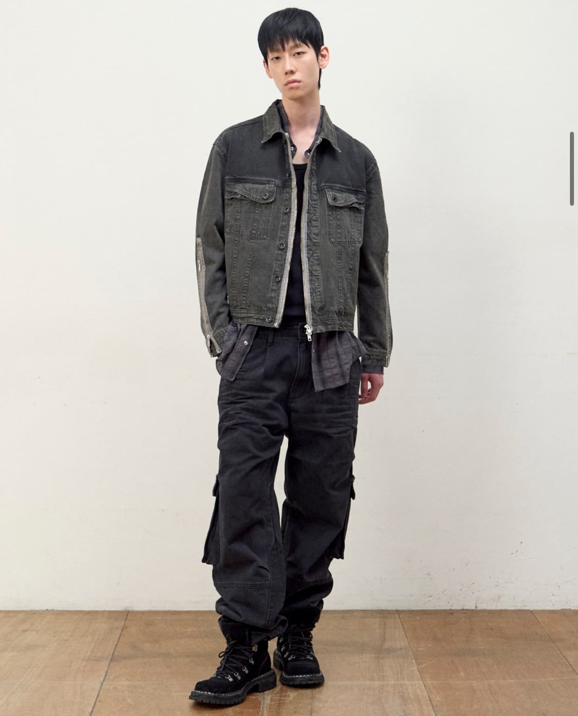 이티씨이 ETCE 다이드 지퍼 트러커 자켓 2.0 상품이미지1