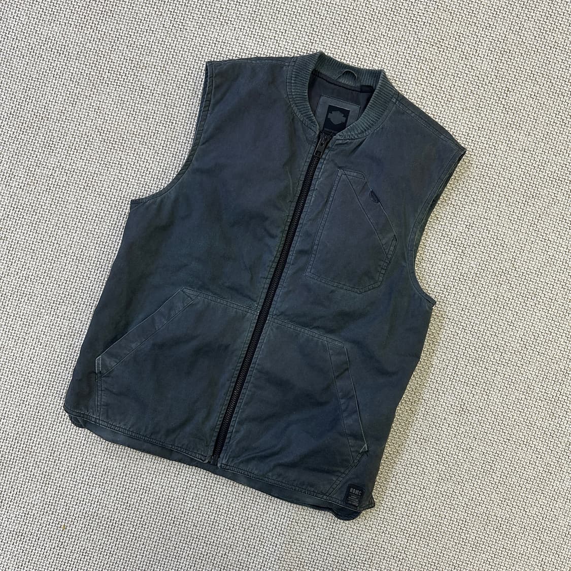 M 할리데이비슨 캔버스 조끼 0424D 상품이미지1